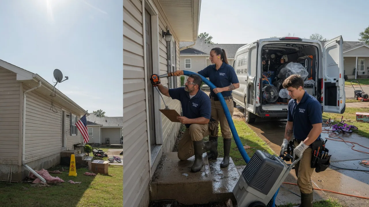 Ceiling Water Damage Restoration in Alexandria, SD near me